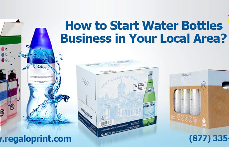 Water bottle packaging boxes