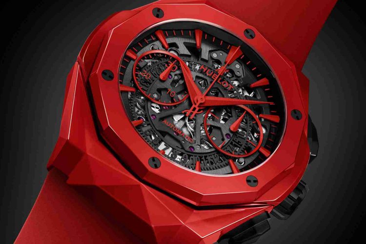 2019 Limited Edition Swiss Hublot Classic Fusion Automatic Chronograph Orlinski Red Ceramic 45mm Replica Watch Review
