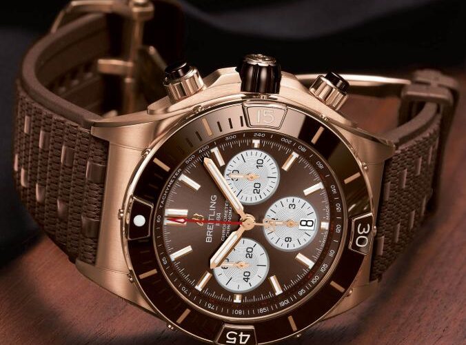 Replica Breitling Super Chronomat B01 Automatic COSC-Certified Gold 44mm Chronograph Review 1
