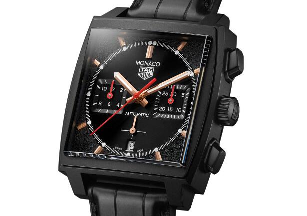 New Released of TAG Heuer Monaco Automatic Chronograph Dark Lord 39mm Replica Watches 2